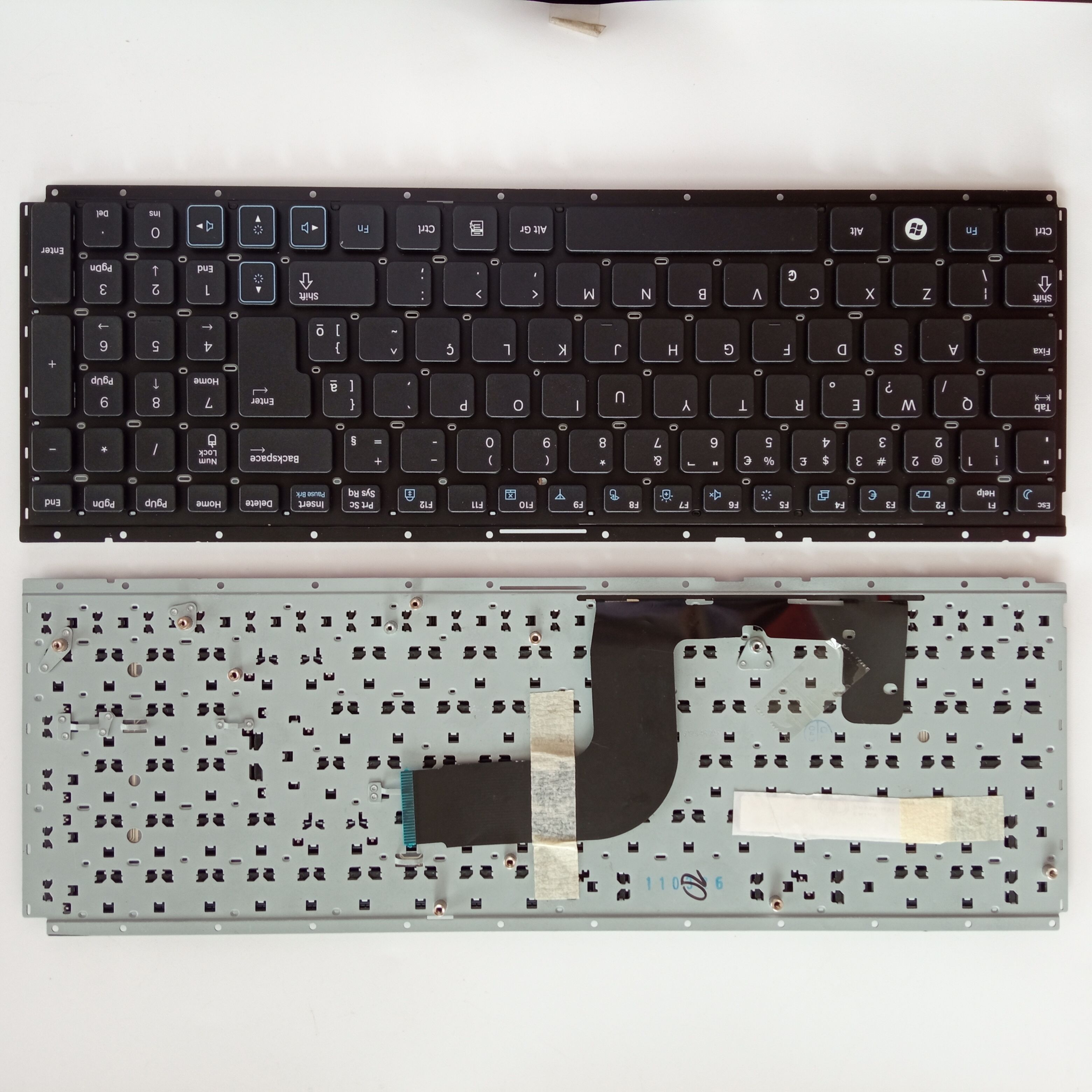 Picture of New Replacement Laptop Keyboard For SAMSUNG RC511 BLACK BR Layout